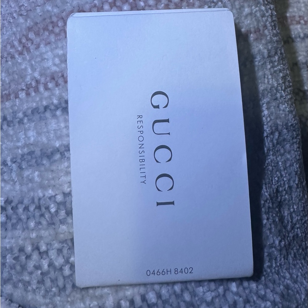 Gucci Tan and Brown Crossbody Bag with Red and Green Accent - Picture 14 of 15
